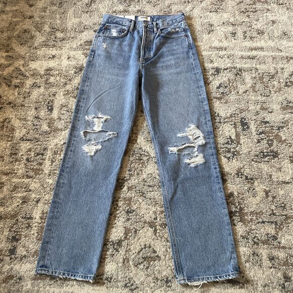 NWT | AGOLDE | 90s Mid Rise Loose Fit | Wander | Size 24 - Picture 1 of 11